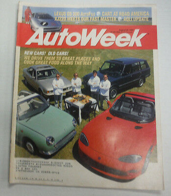 Autoweek Magazine Lexus GS 300 XJ2200 Meets Fast Master August 1993 072415R