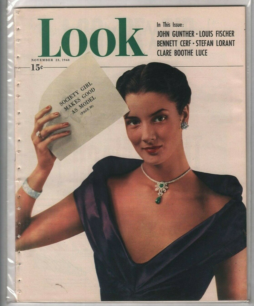 Look Magazine John Gunther Clare Luce Stefan Lorant November 23 1948 010720nonr