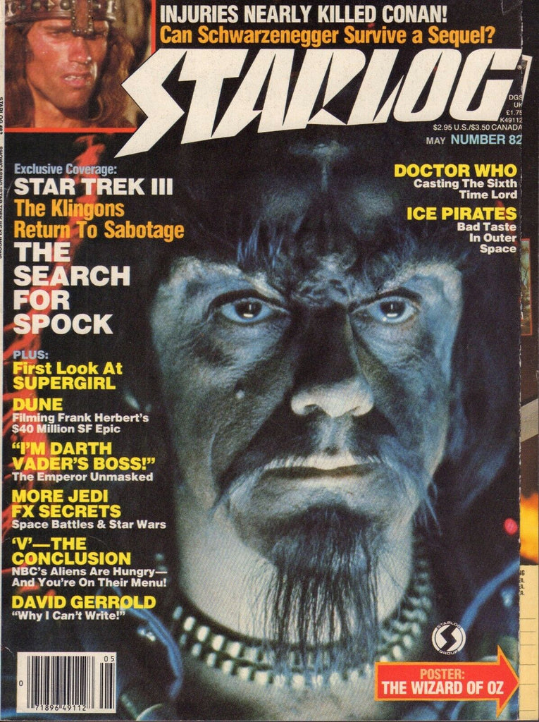 Starlog May 1984 Arnold Schwarzenegger, Star Trek 3 042717nonDBE
