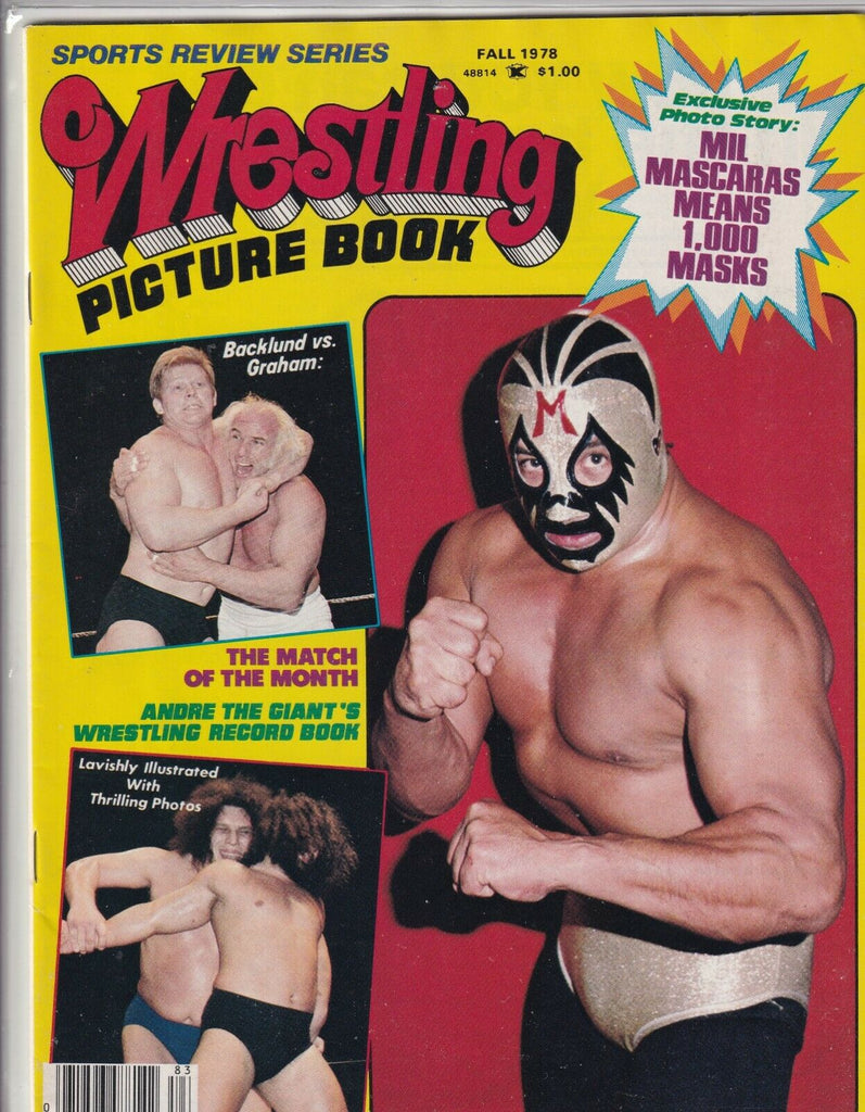 Sports Review Wrestling Picture Book Bob Backland Fall 1978 062419nonr