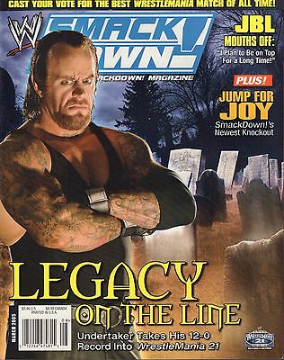 WWE Smackdown March 2005 The Undertaker, JBL VG 032916DBE