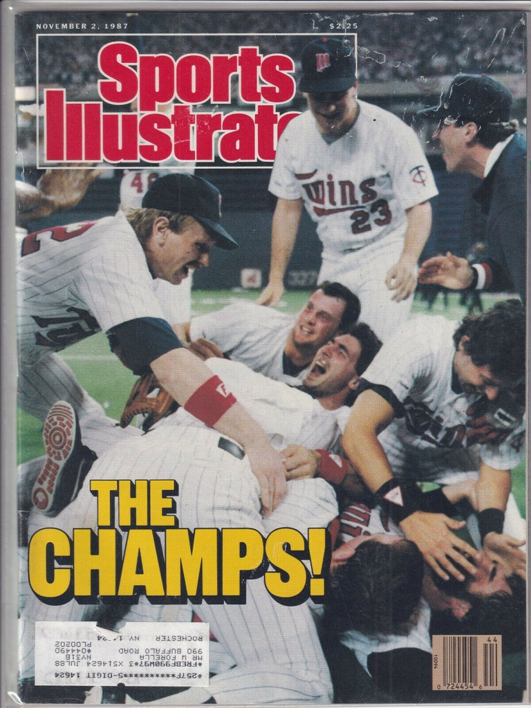 Sports Illustrated Twins Win The World Series November 2, 1987 091619nonr