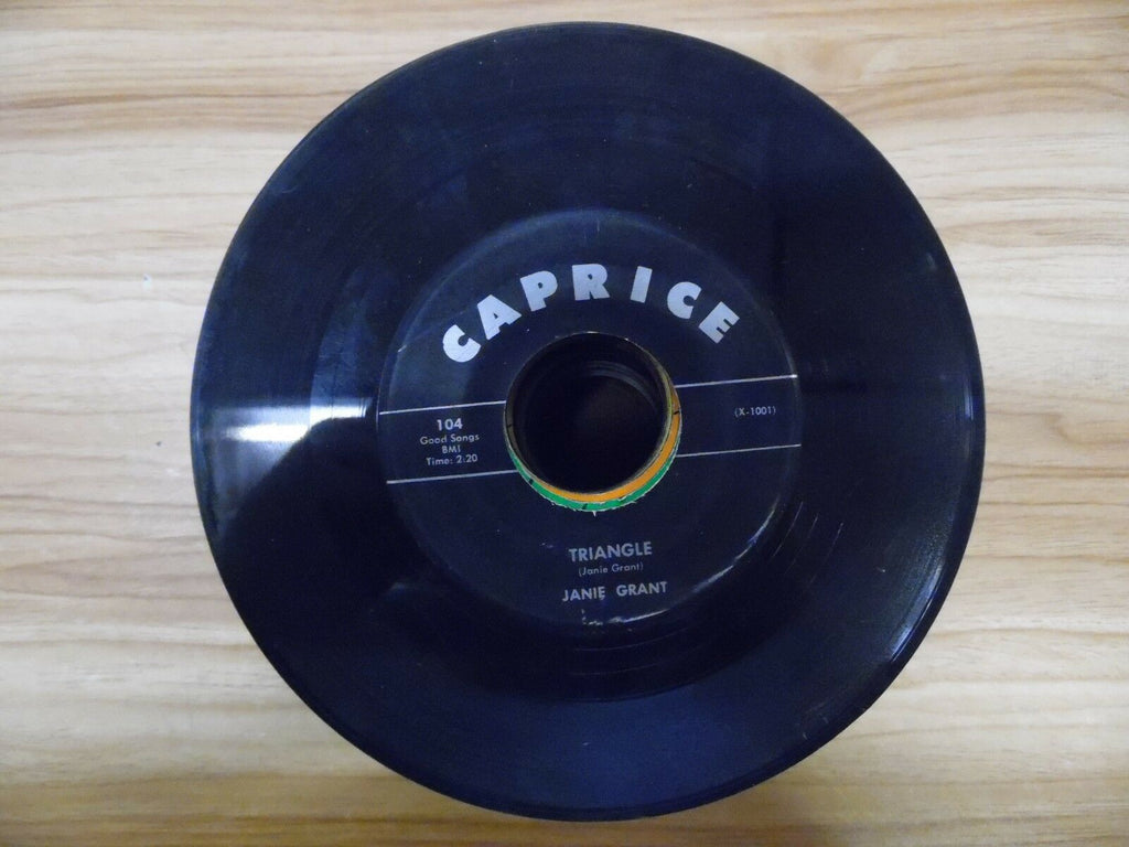 Janie Grant Triangle Caprice X-1001 7"/45rpm 021518DB45