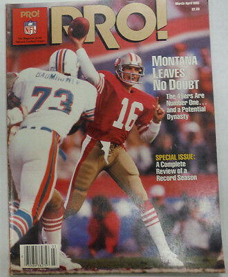 Pro! Magazine Joe Montana Leaves No Doubt March/April 1985 060815R2