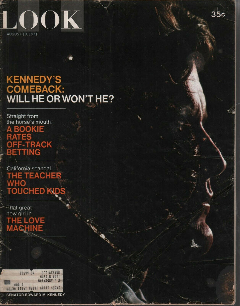 Look Magazine August 10 1971 John F Kennedy JFK Ted Kennedy 080719AME