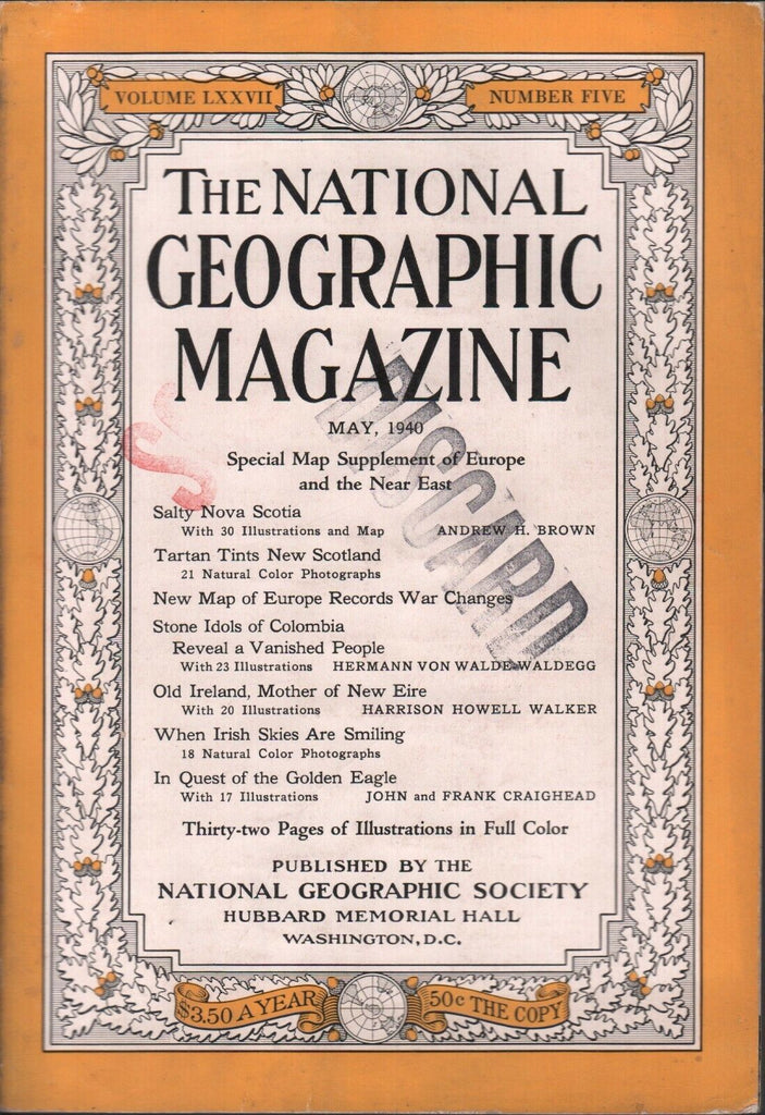 National Geographic May 1940 Salty Nova Scotia 020617DBE2