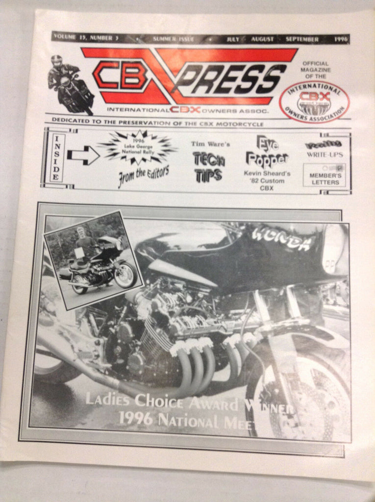 CBXpress Magazine Ladies Choice Award Winner Nat Meet September 1996 040617nonr