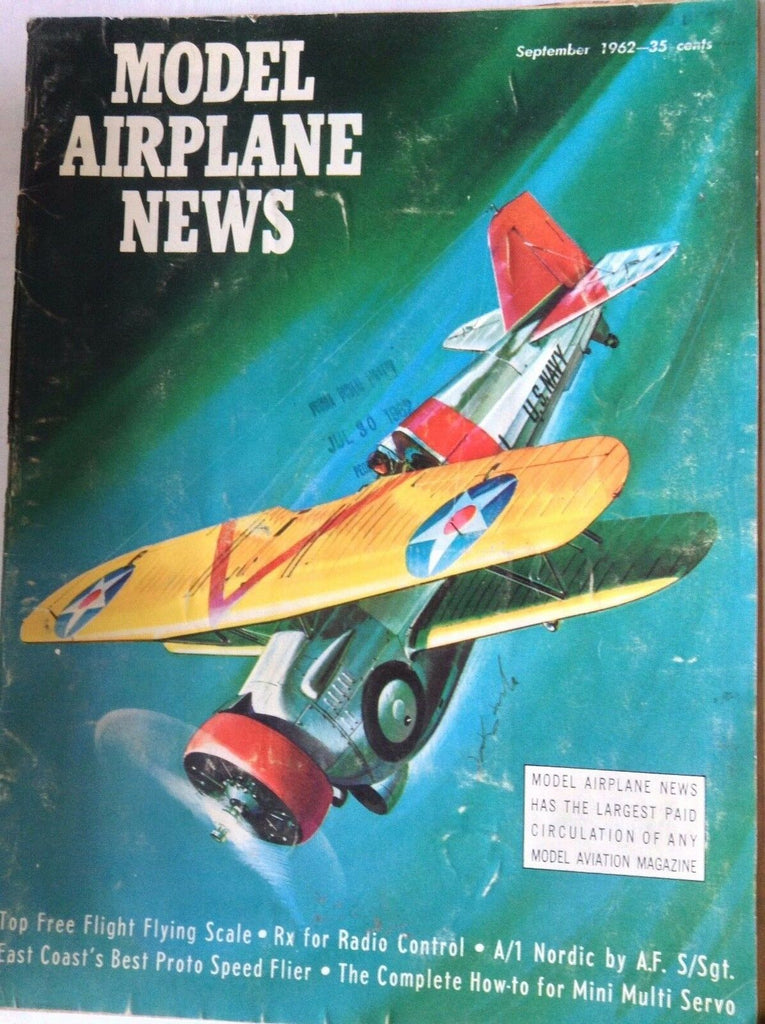 Model Airplane News Magazine A/1 Nordic By AF September 1962 082317nonrh