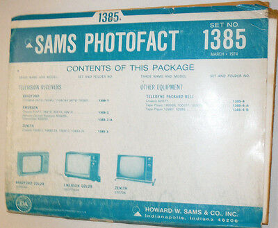 Sams Photofact Magazine Bradford 1104B44 Teledyne No.1385 March 1974 022515r