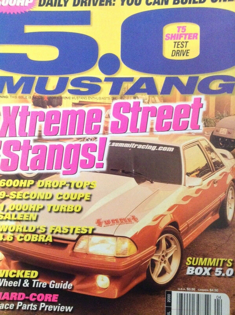 5.0 Mustang Magazine Summit's Box 5.0 April 2000 032518nonrh