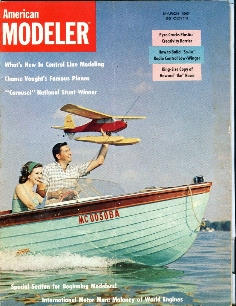 American Modeler Magazine March 1961 Chance Vought VG No ML 040517nonjhe