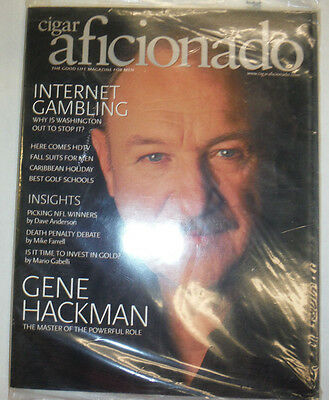 Cigar Aficionado Magazine Internet Gambling Gene Hackman October 2000 033115R2
