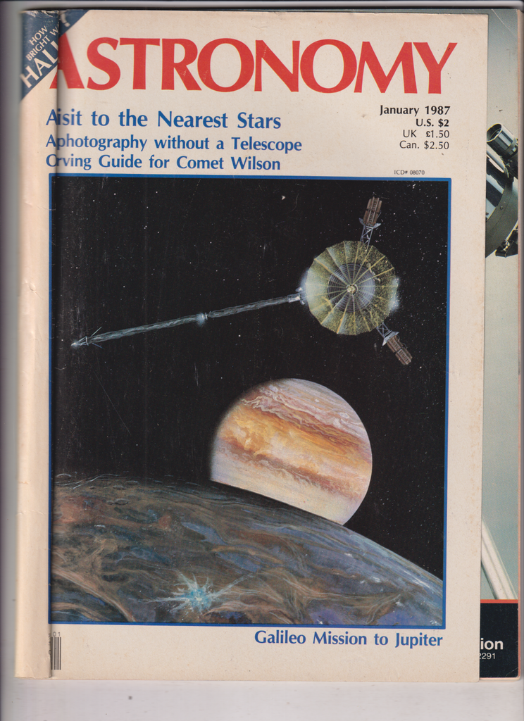 Astronomy Mag Galileo Mission To Jupiter January 1987 010920nonr