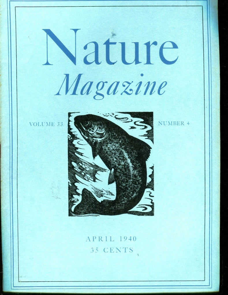 Nature Magazine April 1940 Fish Ex No ML 012017jhe
