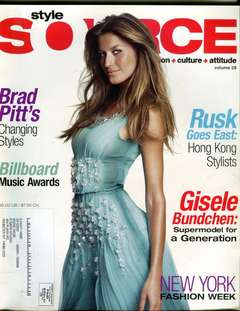 Style Source Magazine Volume 9 Gisele Bundchen EX w/ML 021717jhe