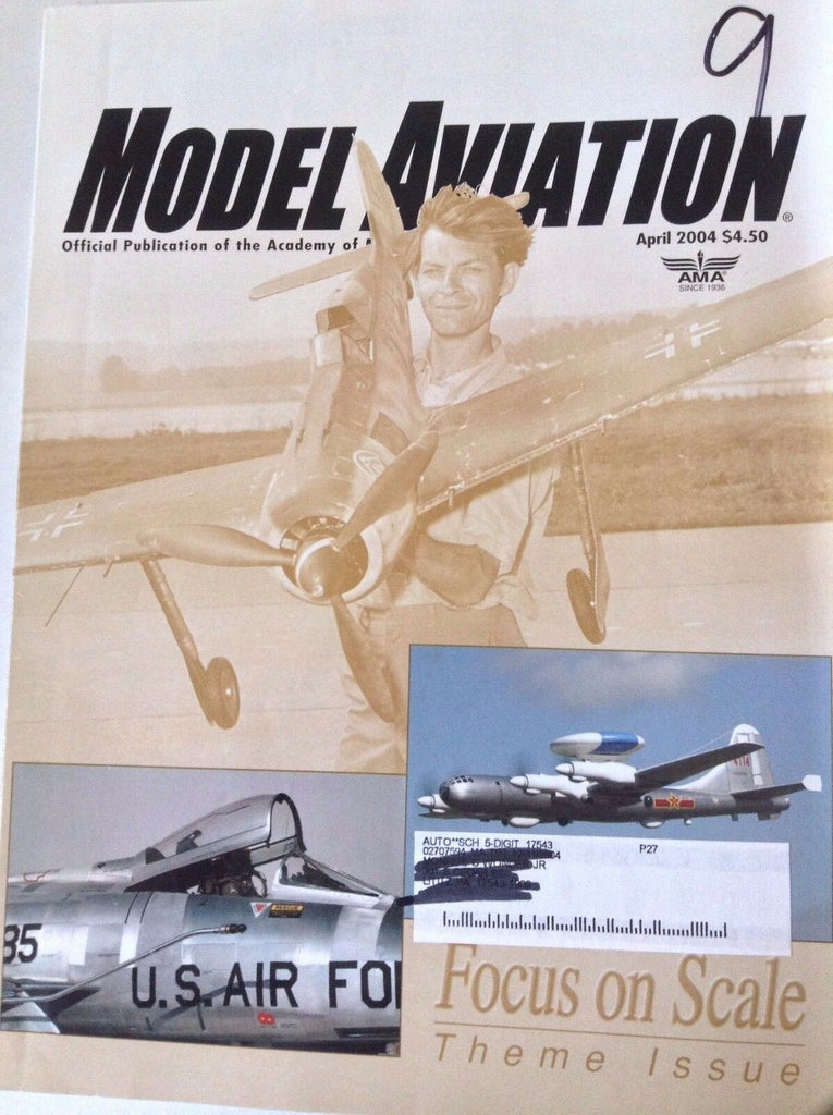 Model Aviation Magazine Focus On Scale Theme Issue April 2004 041817nonrh2