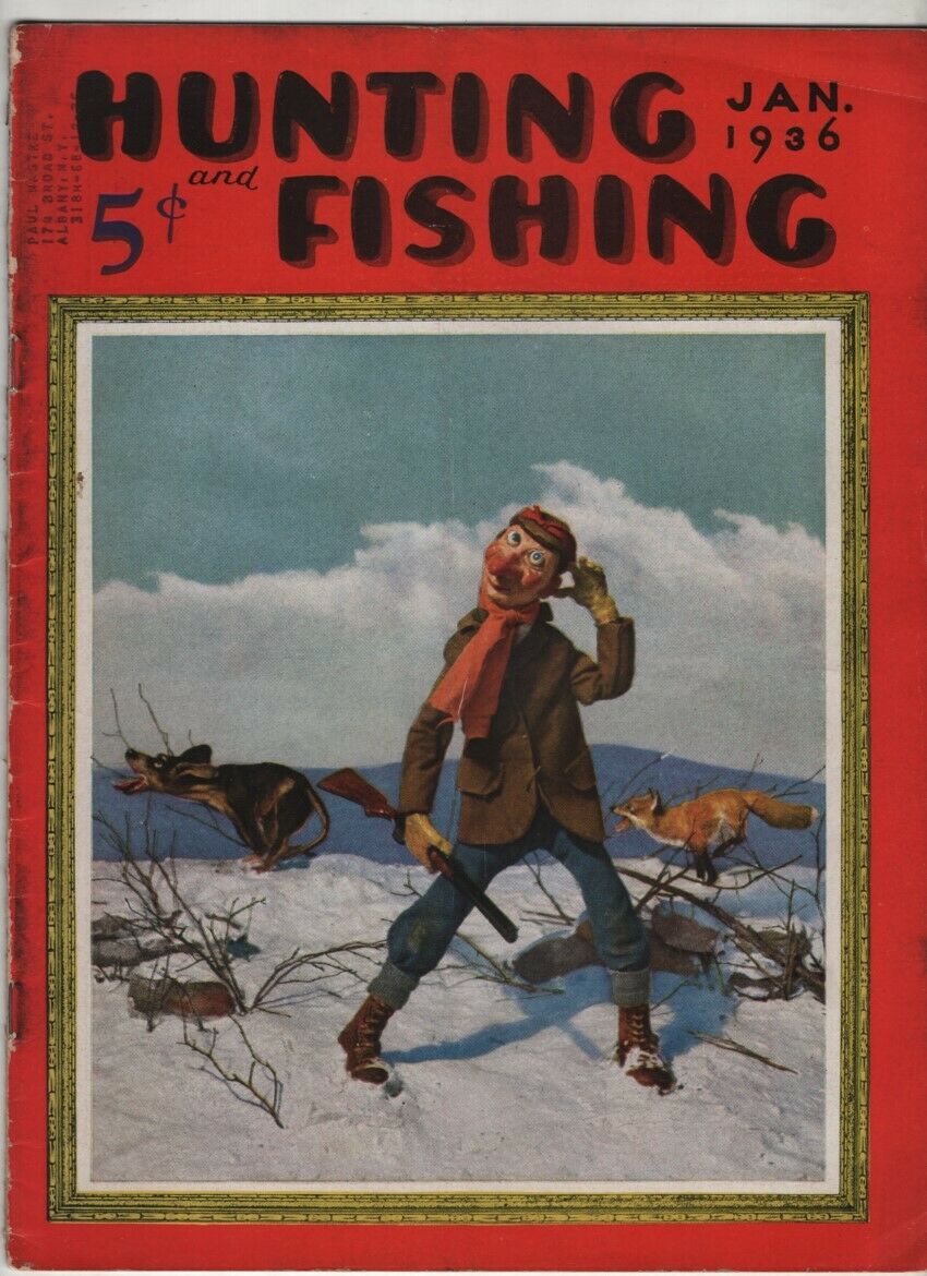 Hunting And Fishing Mag the Sentinel Of Hell's Basin January 1936 0203 – mr- magazine-hobby