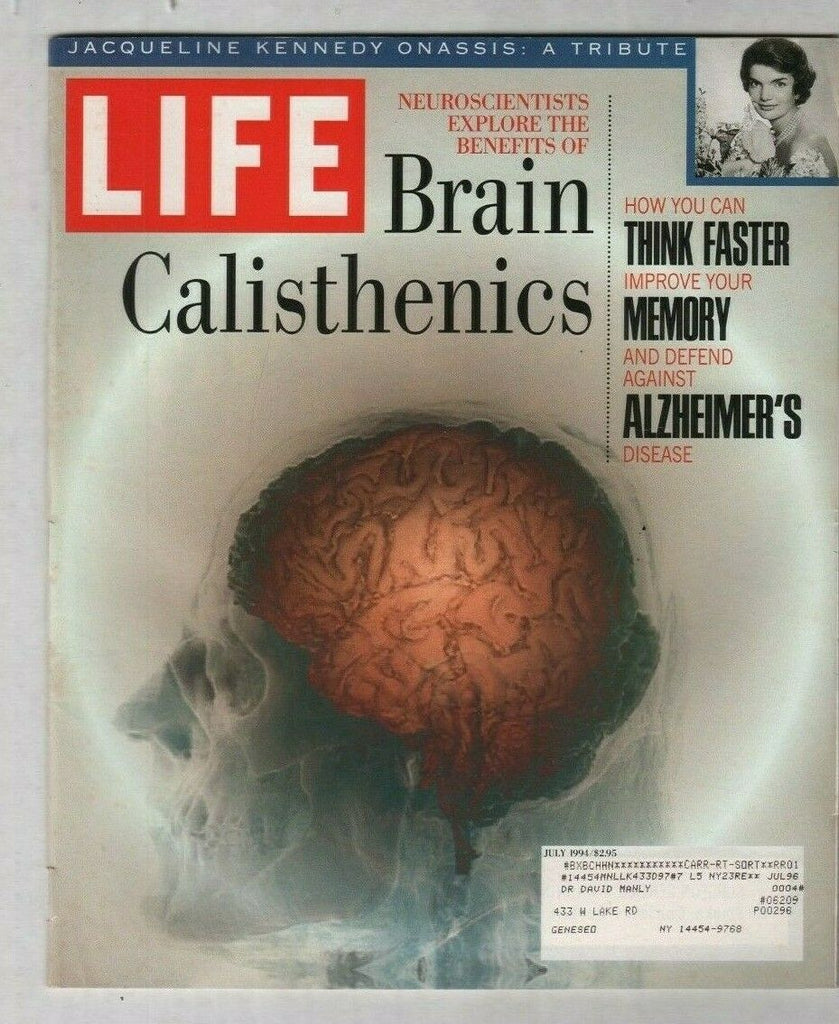 Life Magazine Brain Calisthenics Jackie Kennedy Onassis July 1994 012720nonr