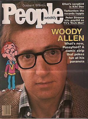 People Weekly October 4 1976 Woody Allen, Peter Strauss VG 012916DBE