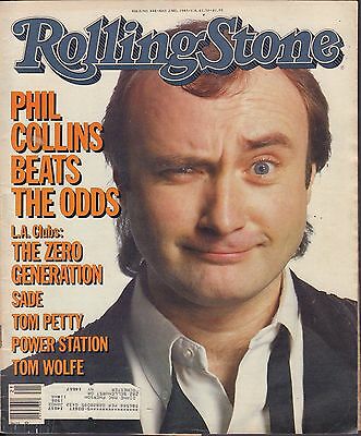 Rolling Stone May 23 1985 Phil Collins,Tom Petty, Tom Wolfe w/ML VG 082916DBE