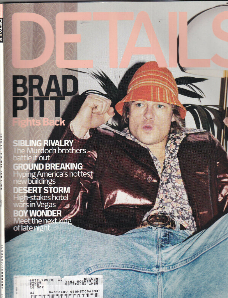 Details Mag Brad Pitt Desert Storm January/February 2001 101819nonr