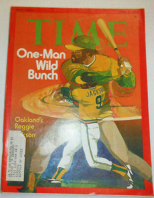 Time Magazine Oakland's Reggie Jackson June 1974 010215R