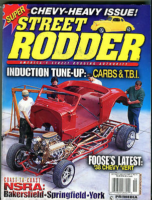 Street Rodder Magazine October 1998 Induction Tune-Up EX NO ML 021716jhe