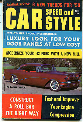 Car Speed and Style December, 1958 Far-Out Buick EX NO ML 120815jhe2