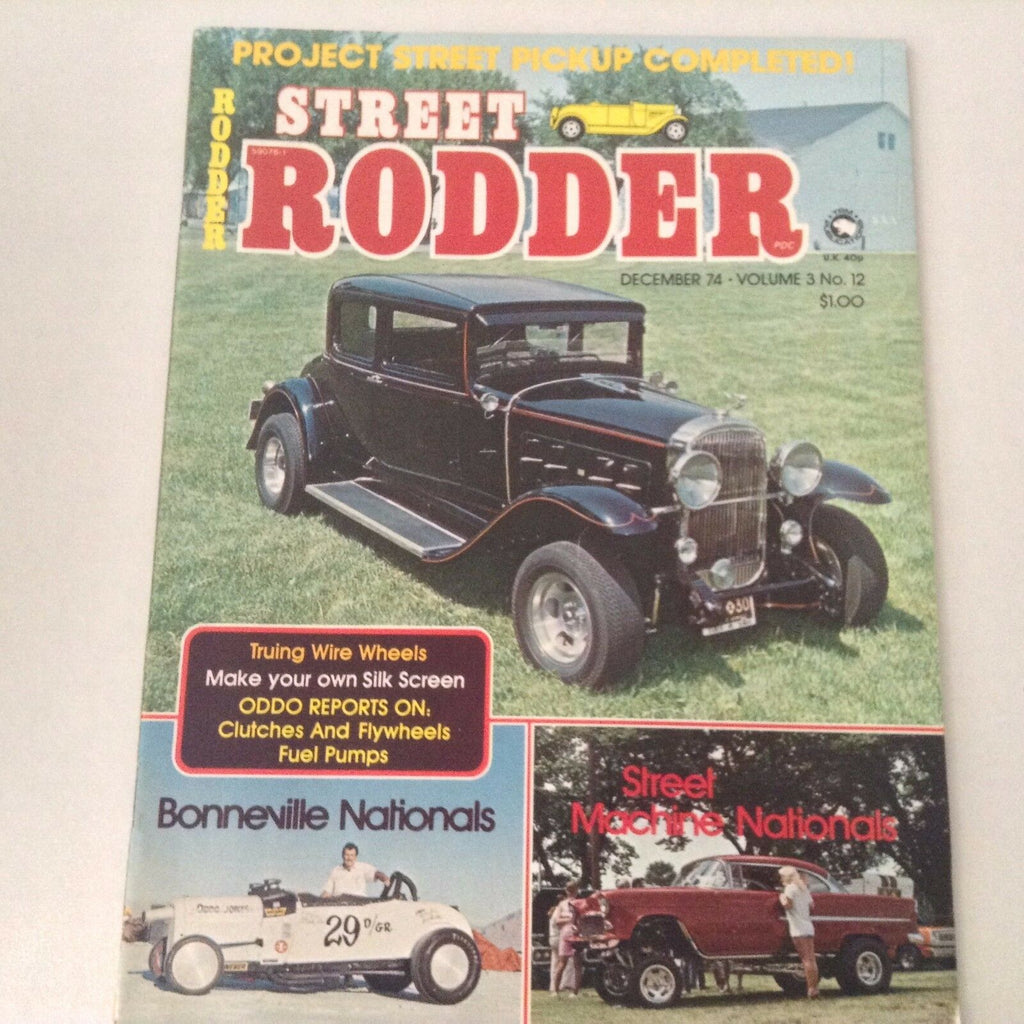 Street Rodder Magazine Truing Wire Wheels December 1974 060517nonrh