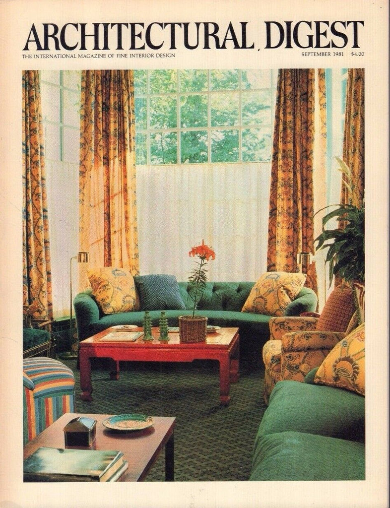 Architectural Digest September 1981 William Hodgins 021617DBE3