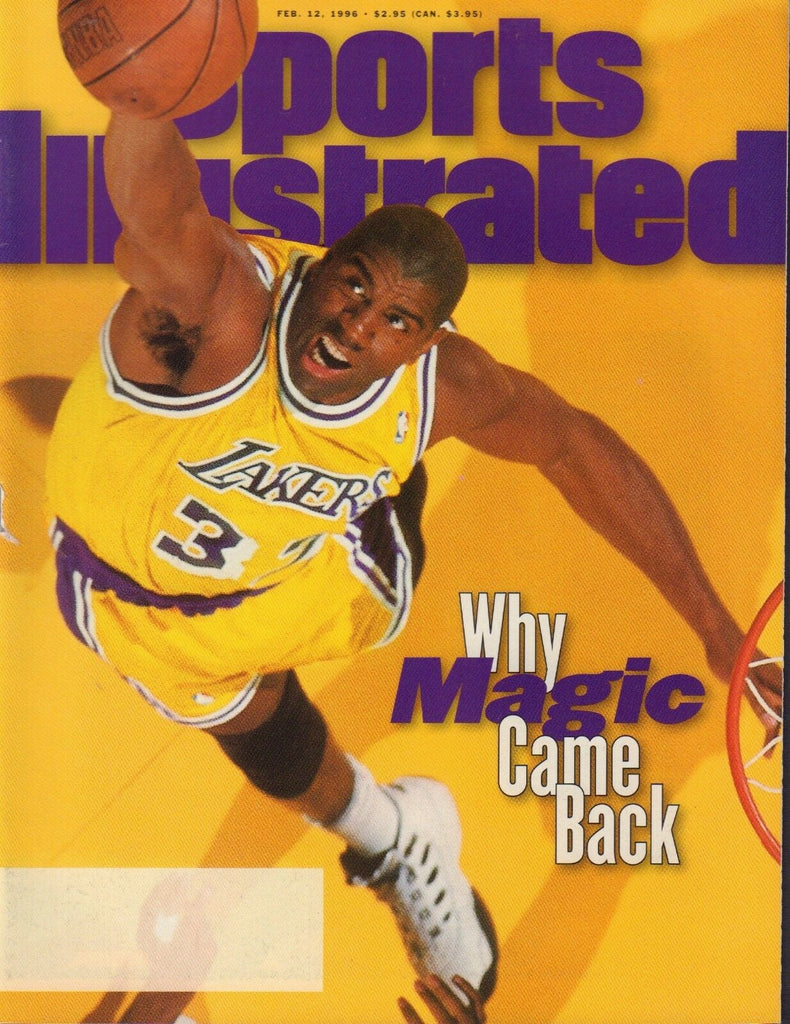 Sports Illustrated Magazine February 12 1996 Magic Johnson 072517nonjhe