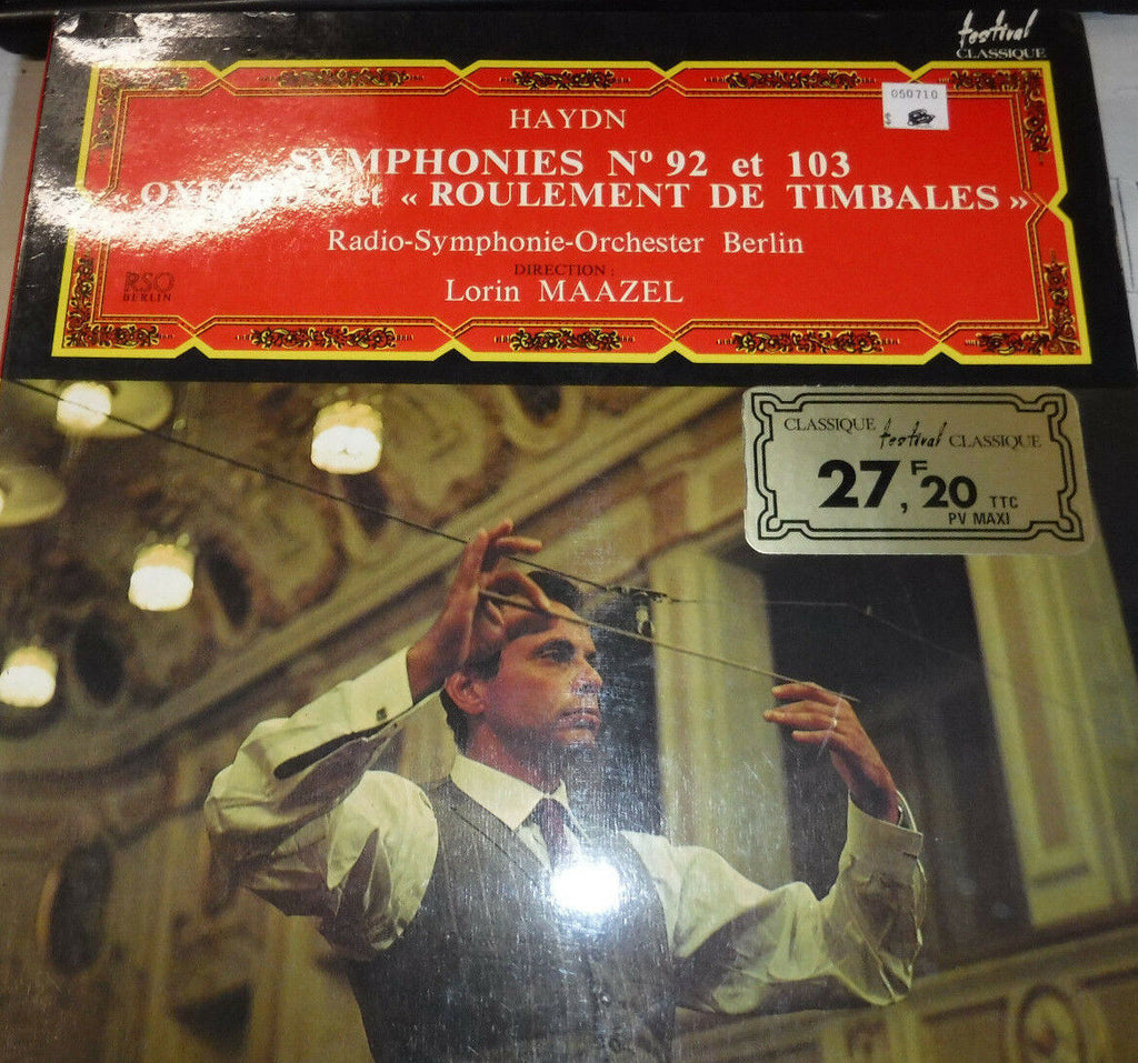 Haydn Symphonies no 92 et 103 oxford t Roulement de Timbales FC414 010218LLE2