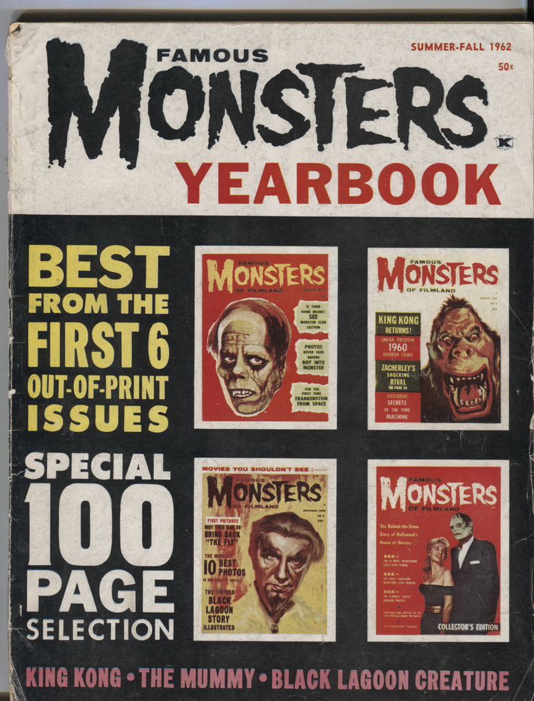 Famous Monsters Yearbook 1962 King Kong Black Lagoon Mummy 022521DBE