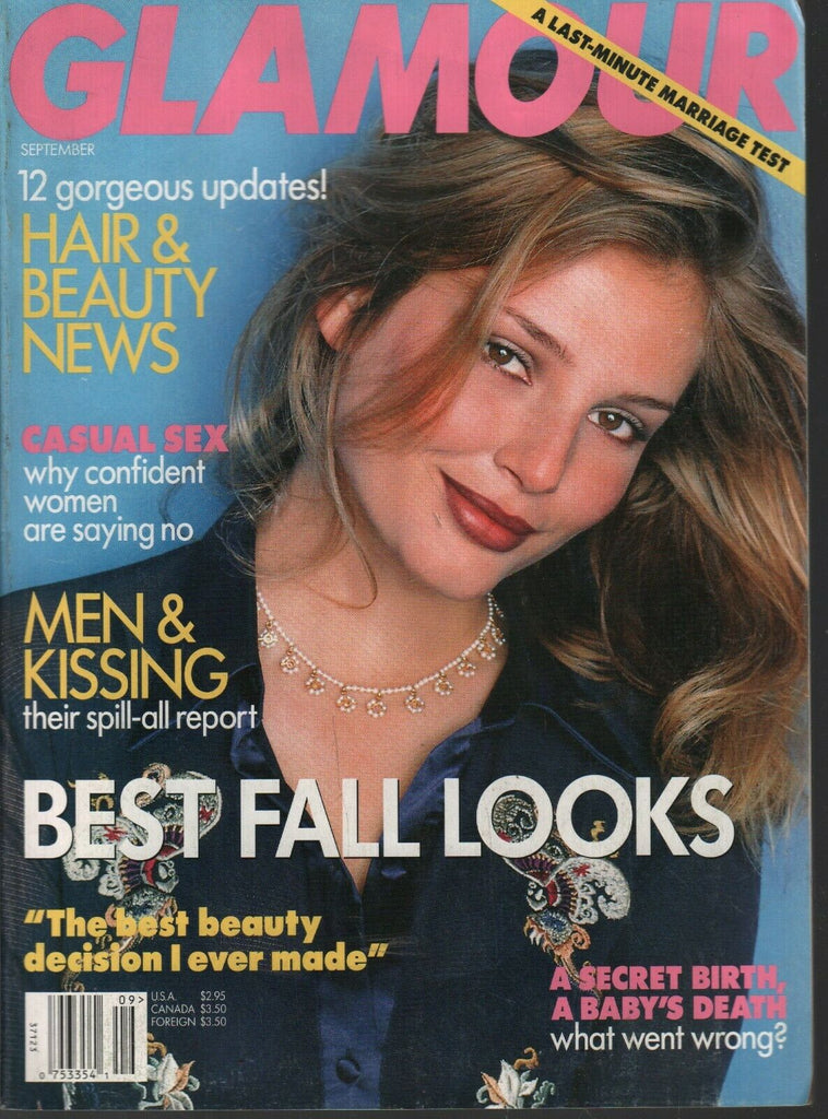 Glamour Magazine September 1997 Bridget Hall Johnny Depp 091820ame2
