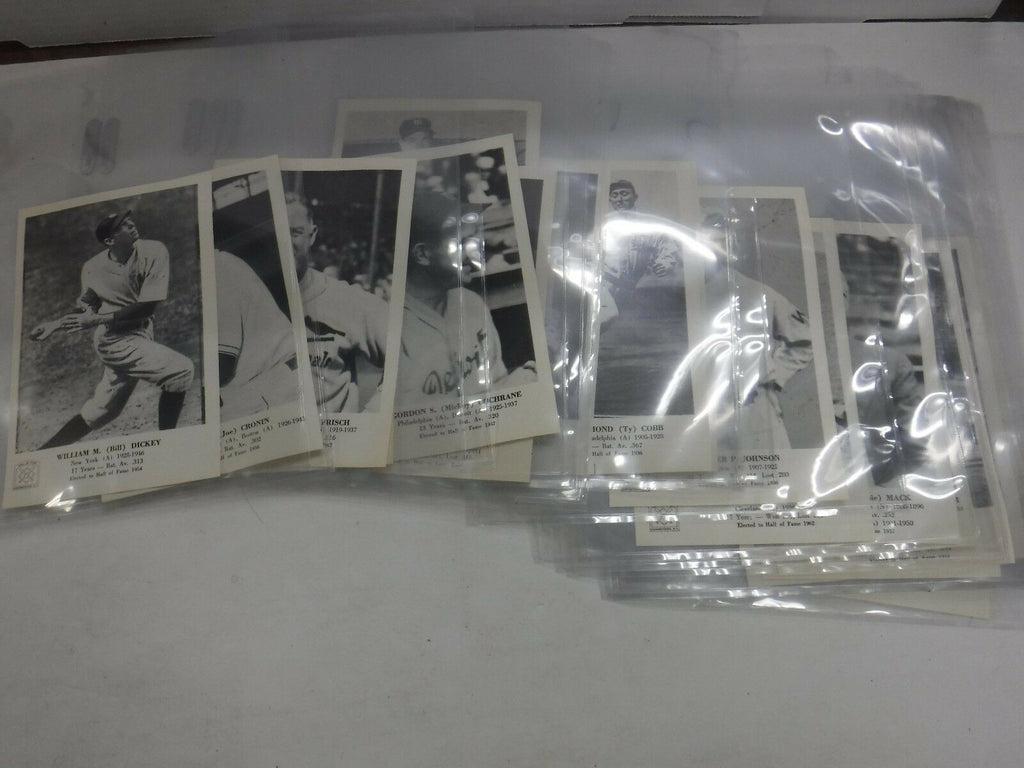 24 Hall Of Fame Cooperstown Photos Circa 1960's Robinson Cobb Ruth Young jhbn