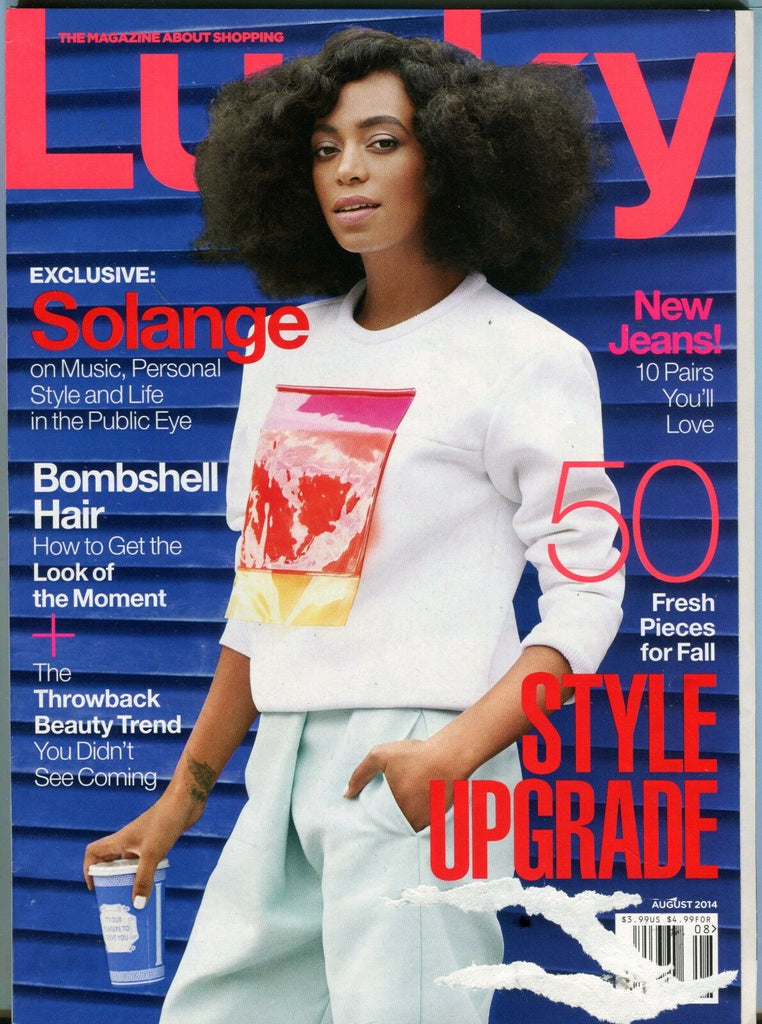Lucky Magazine August 2014 Solange EX ML Removed 092316jhe