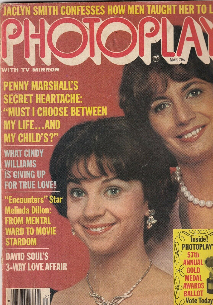 Photoplay Mag Penny Marshall Melinda Dillon David Soul March 1975 070819nonr