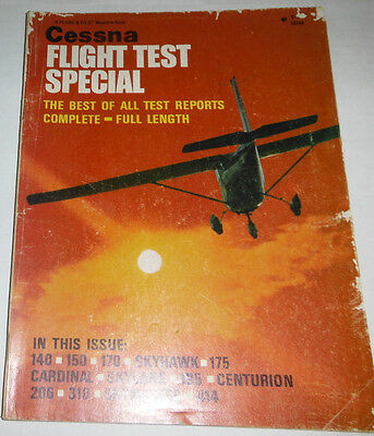 Cessna Flight TestSpecial Magazine Skyhawk & Skylane 1971 080514R