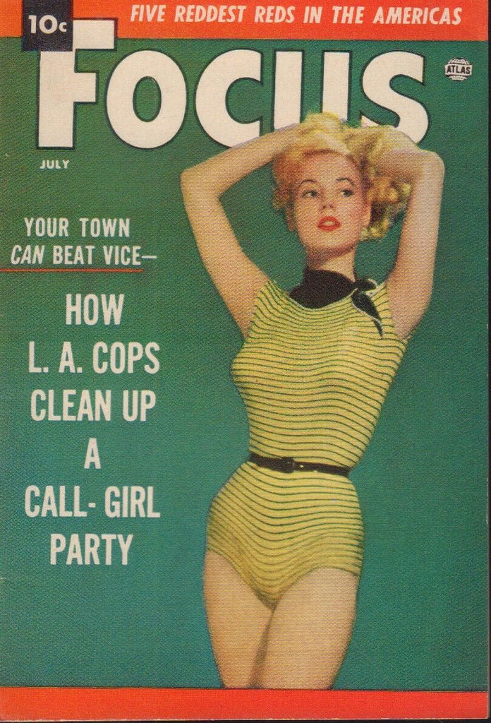 Focus Digest July 1954 Nina Foch Cheesecake Pin Up 091318AME2