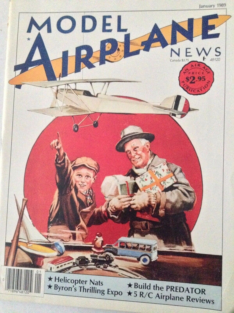Model Airplane News Magazine Helicopter Nats Predator January 1989 081917nonrh