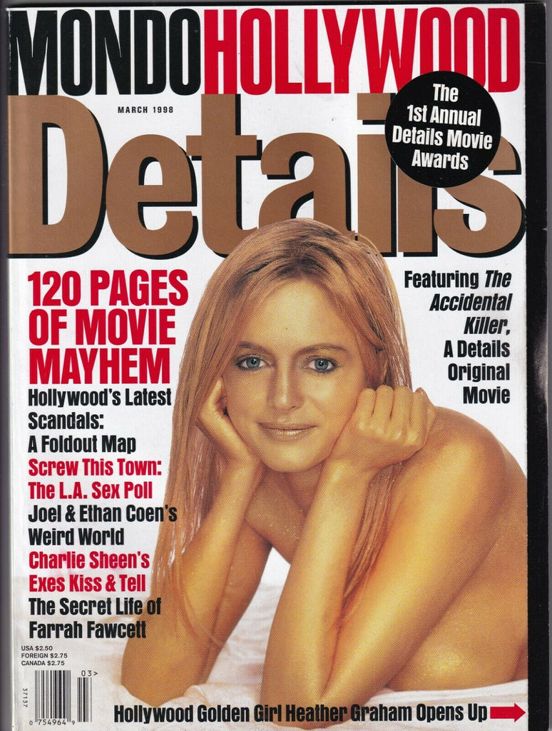 Details Mag Heather Graham Charlie Sheen March 1998 071519nonr