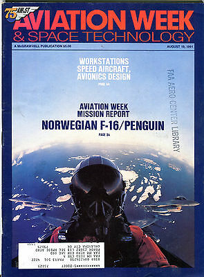 Aviation Week & Space Technology Magazine August 19 1991 EX FAA 031716jhe