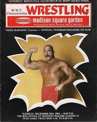 WWF Championship Wrestling 1982 #59 Vince McMahon w/Poster EX 122215DBE