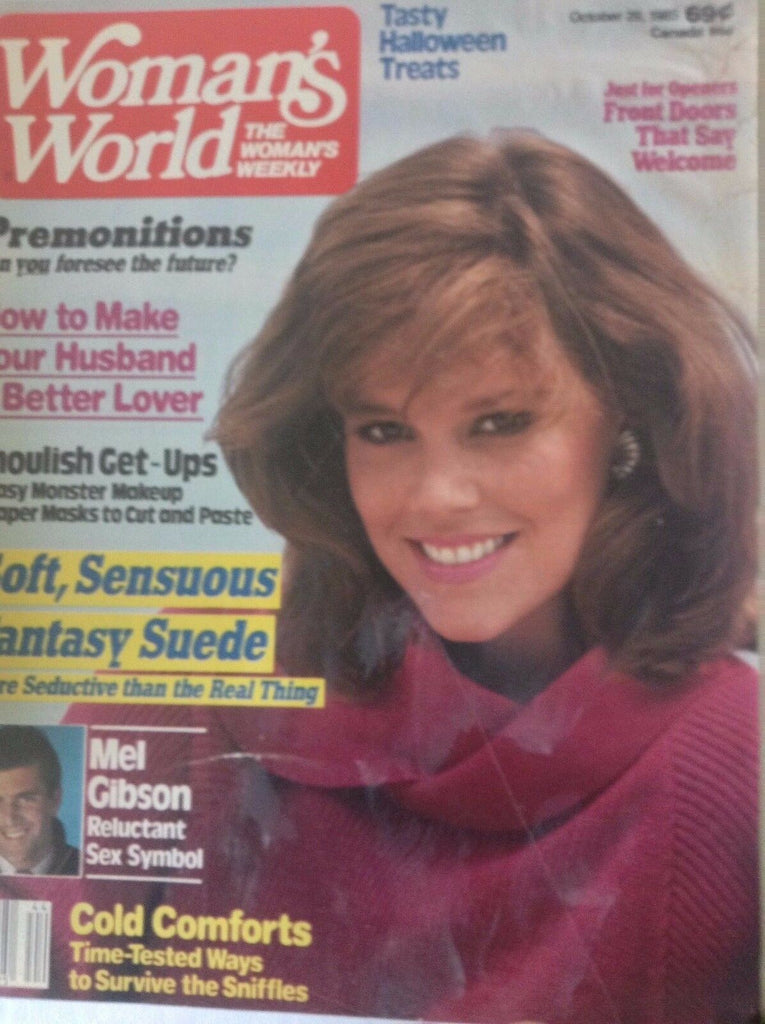 Woman's World Magazine Ghoulish Gets Ups Mel Gibson October 29, 1985 082617nonrh