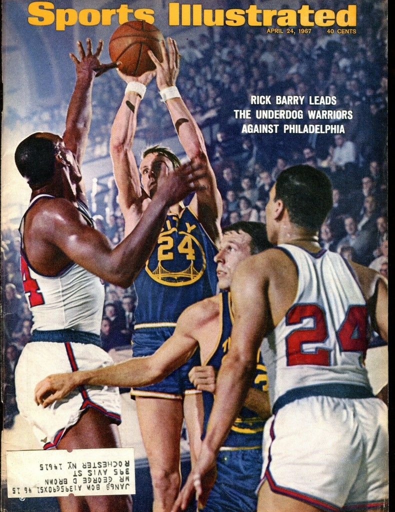 Sports Illustrated Magazine April 24 1967 Rick Barry VG w/ML 020617jhe