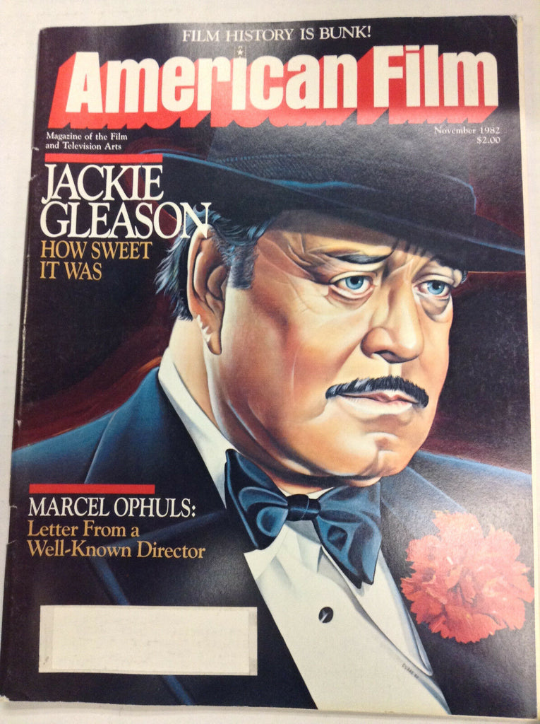 American Film Magazine Jackie Gleason Marcel Ophuls November 1982 040517nonr