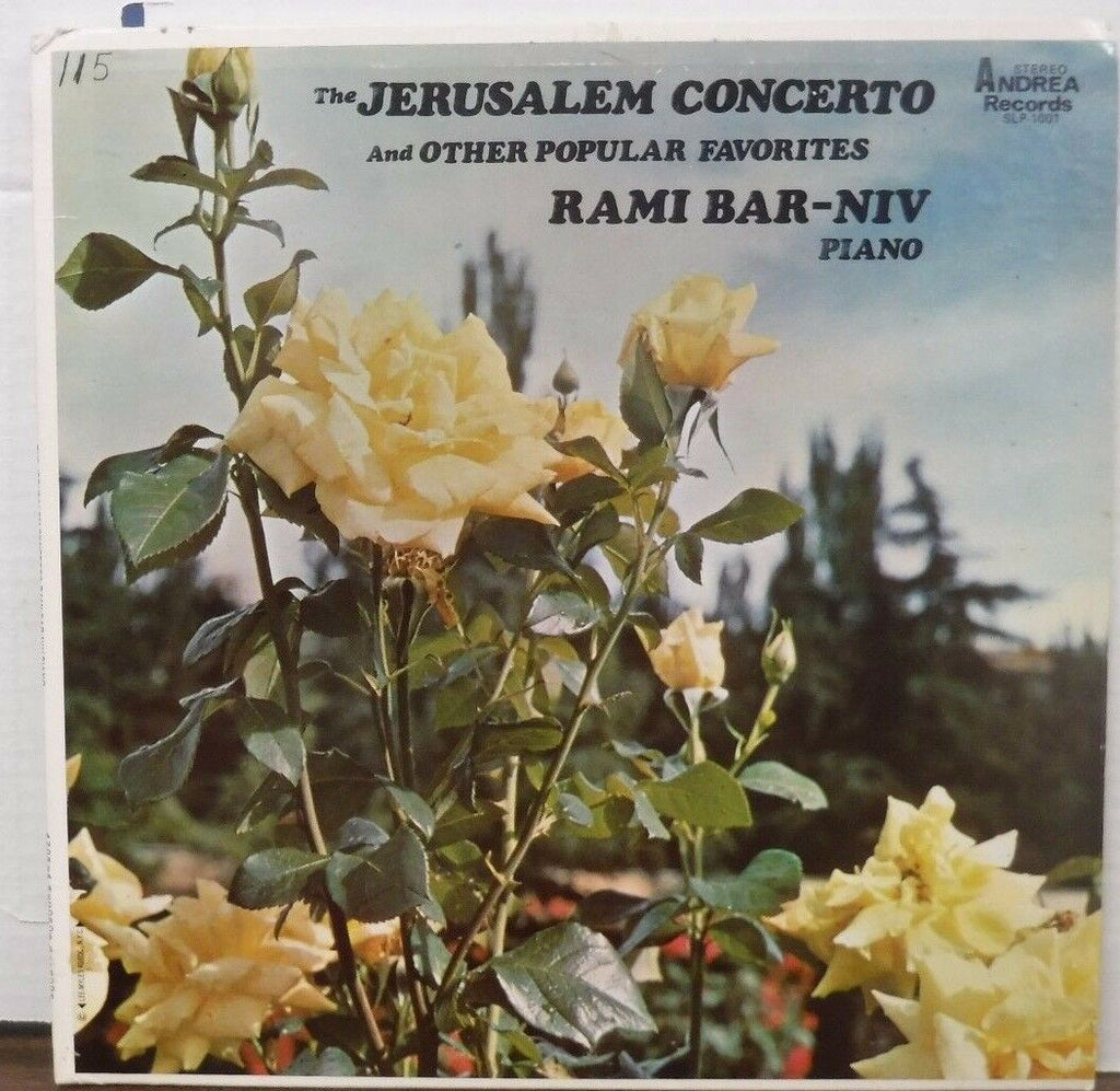 The Jerusalem Concerto Rami Bar-Niv Piano 33RPM SLP1001 012217LLE