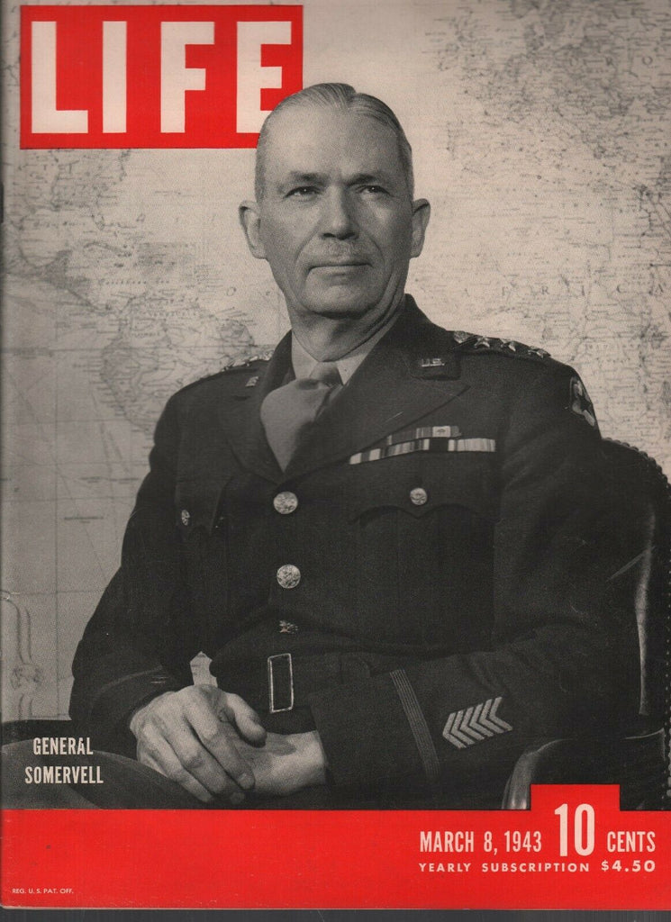 Life March 8 1943 WWII General Somervell Vintage Advertisements 081619AME