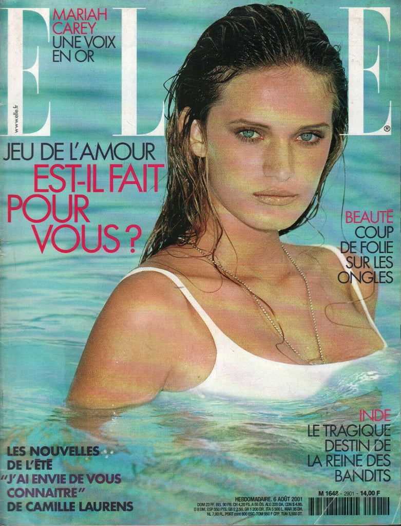 Elle French Fashion August 6 2001 Camille Laurens Mariah Carey 091420ame