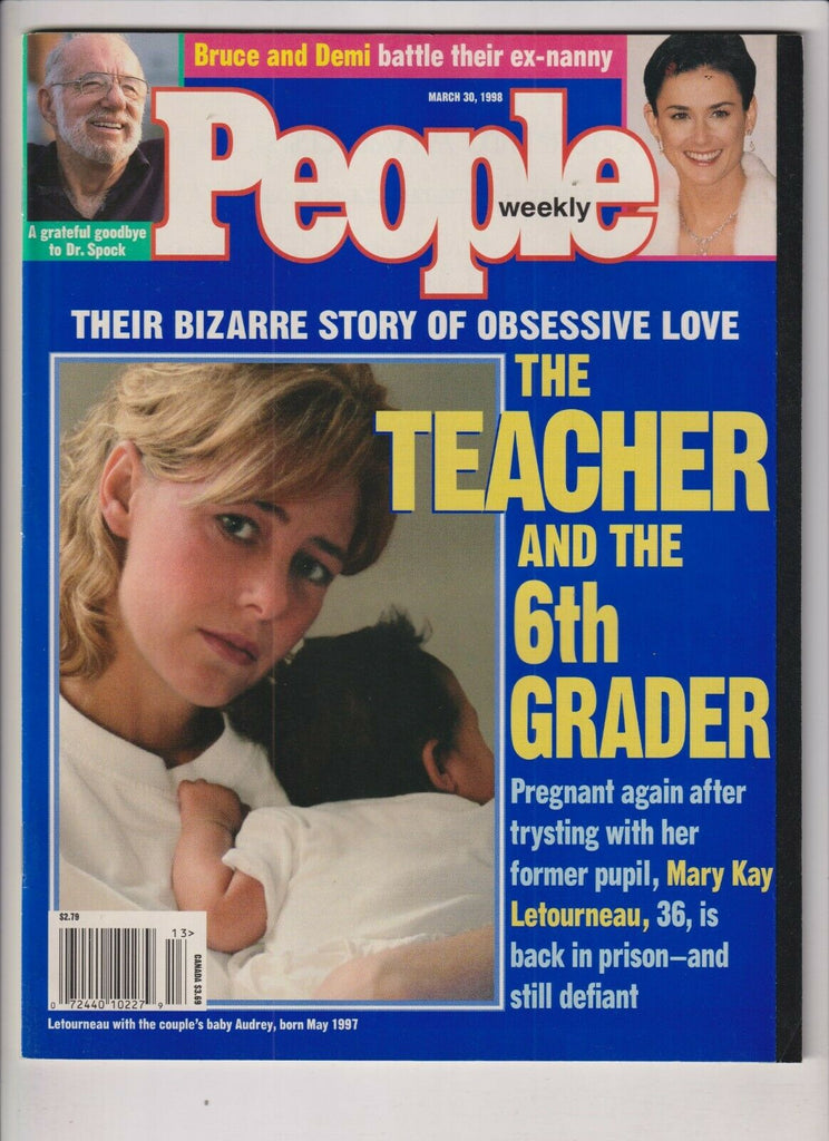 People Weekly The Teacher And 6th Grader Demi Moore March 30, 1998 111219nonr